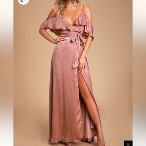 Mauve Bridesmaids/wedding guest dress